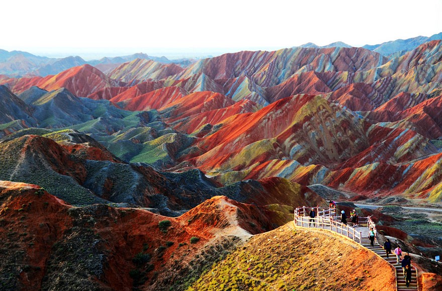 Gansu – Zhangye Danxia’da Yer Şekli – China