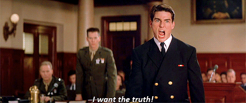 8. A Few Good Men – You can’t handle the truth