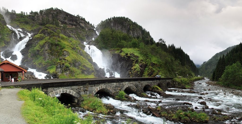 5 - Latesfossen Şelalesi, Norveç