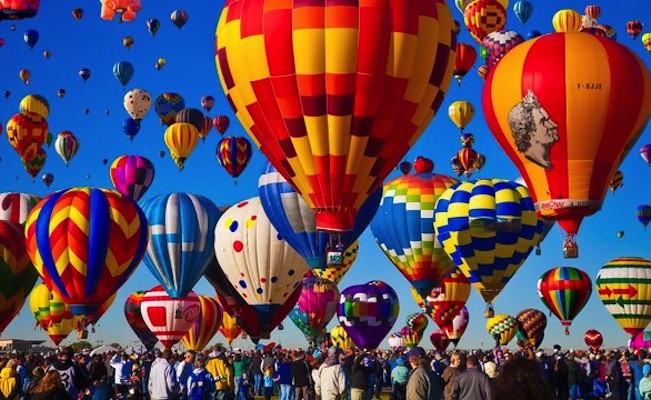 Albuquerque Uluslararası Balon Festivali Albuquerque- ABD