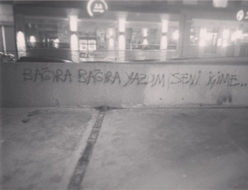 Bağıra bağıra..