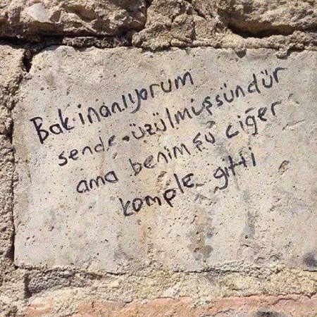 Ciğerlerim söndü..