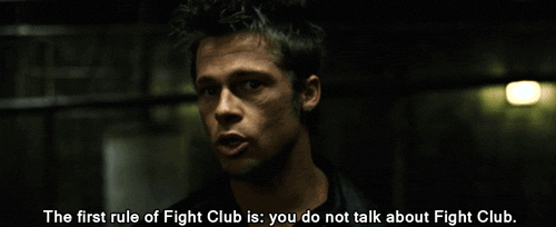 The First Rule of Fight Club