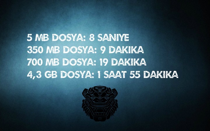  5 Mbps internet hızıyla,