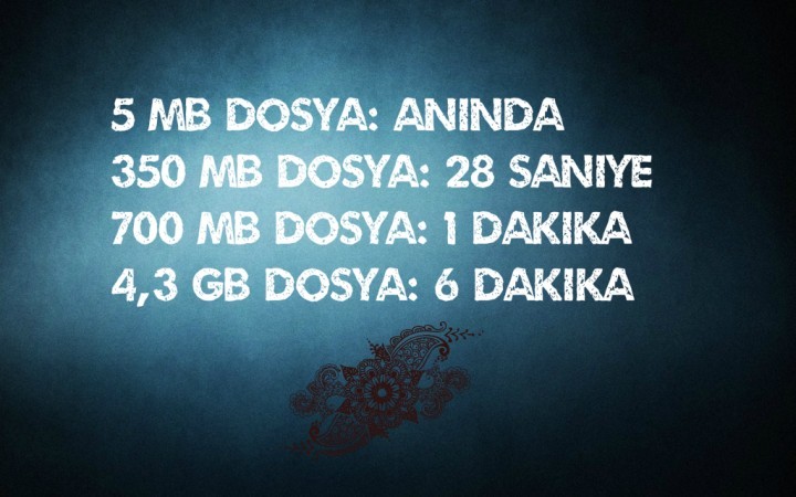 100 Mbps internet hızıyla,