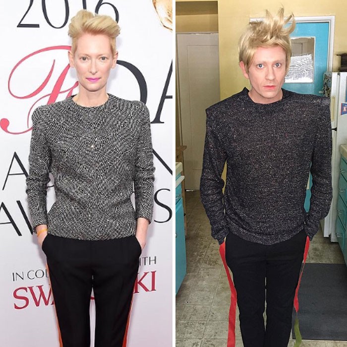 Tom Lenk Cfda’da Tilda Swinton