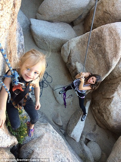 Morgan çocuğunu doğadan koparmadan büyütmek konusunda kararlı