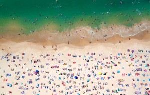 Göz alıcı sahillerin kuş bakışı görünümleri