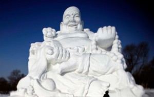 Kardan yapılmış hayret verici heykeller