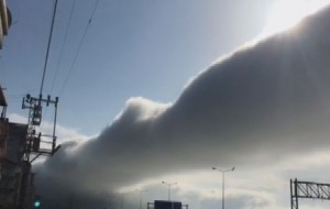 Rize Semalarında İlginç Sis Bulutu
