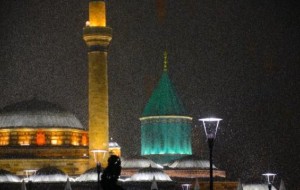 Konya'da Kar Yağışı