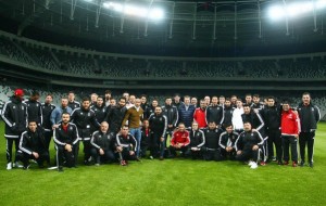 BJK'li Futbolcular Vodafone Arena'ya Ayak Bastı