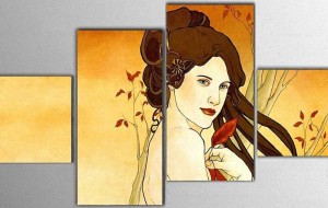 Farklı Sayılarda Parçalı Kanvas Tablolar