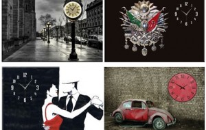 Kanvas Tablo Saat Modelleri 