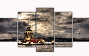 Renkli veya Renksiz Kanvas Tablo Modelleri