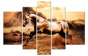 Duvar Dekorasyonunda Parçalı Kanvas Tablolar