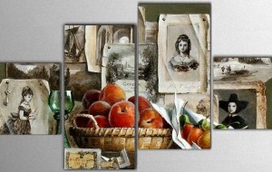 İç Dekorasyonda Parçalı Kanvas Tablolar