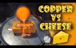 Erimiş Bakırı Cheddar Peyniri Üzeri Dökersek Ne olur?