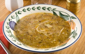 Erişteli Yeşil Mercimek Çorbası Tarifi