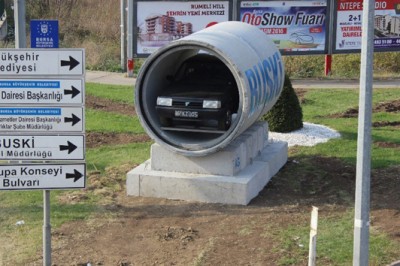 Kanalizasyon borularına ilginç tanıtım