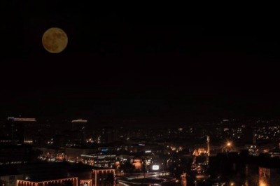 Süper ay Kayseri’de böyle görüntülendi