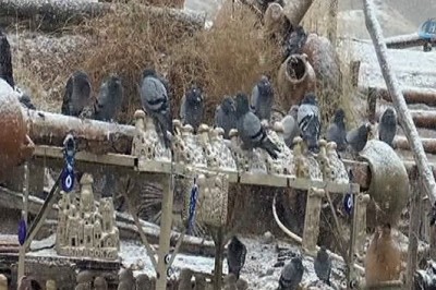 Kapadokya’ya mevsimin ilk karı yağdı