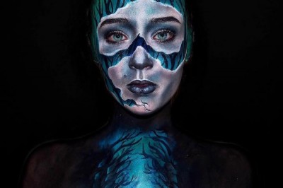 Makyajla Kendini Ürkütücü ve Fantastik Yaratıklara Dönüşen Genç Yetenek