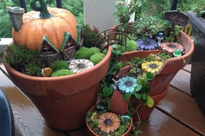 Kırılmış Saksıları 'Peri Bahçeleri'ne Dönüştürebilirsiniz